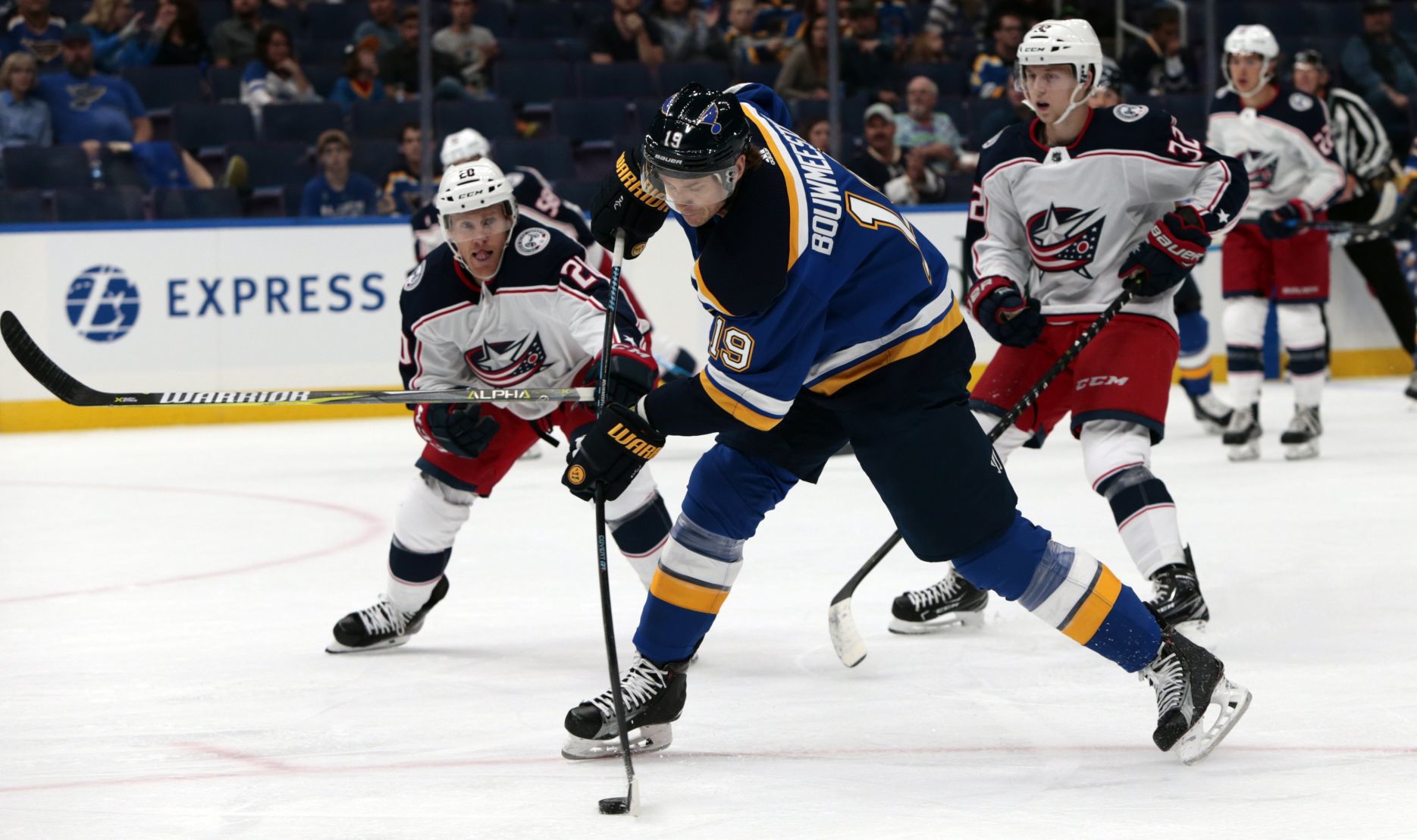 Blues host preseason game against Blue Jackets